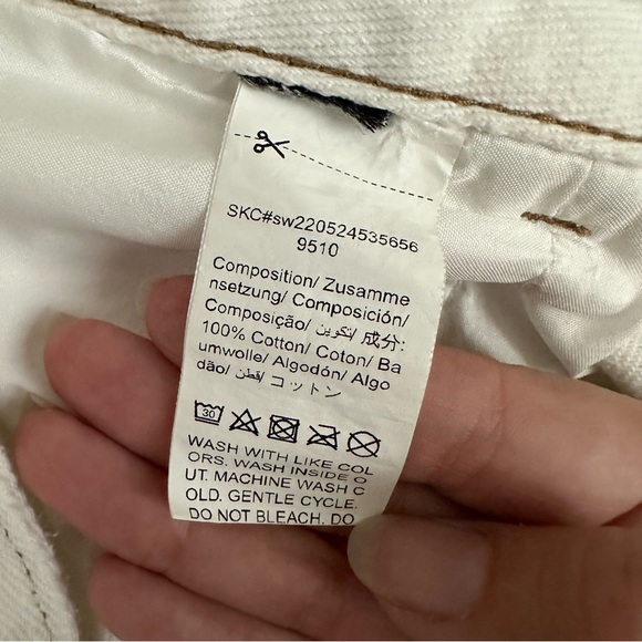 SweatyRocks Amazon SHEIN denim maxi midi skirt high waist pockets Large cream - Picture 8 of 10